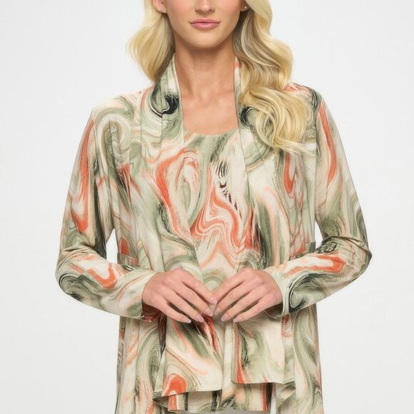 Mid Cut Print Jacket - Picture 1 of 6